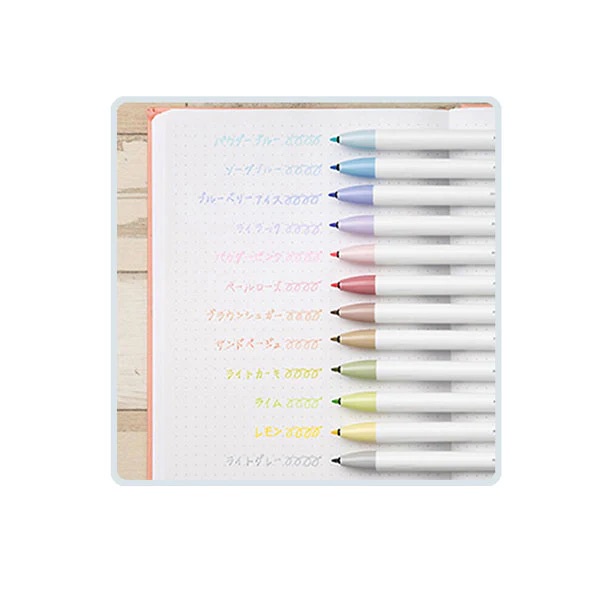 

Zebra Clickart Click Art 0.6Mm Marker Fine Liner 1 Set 12 Colors Standard Dark Light Pastel Set