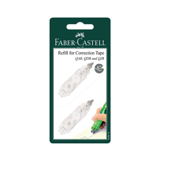 

Faber-Castell Correction Tape Refill Set 2 For Qar/Qjr 169414