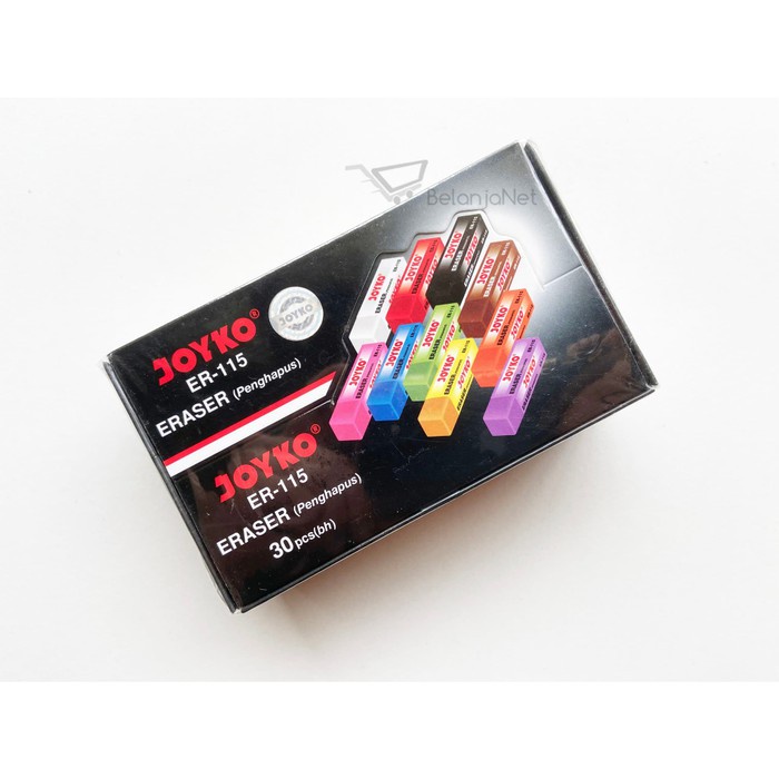 

Eraser Penghapus Joyko Warna Warni Colorful Er-115 [30 Pcs]
