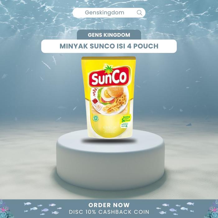 

SUNCO MINYAK KELAPA SAWIT PREMIUM ISI 4 POUCH