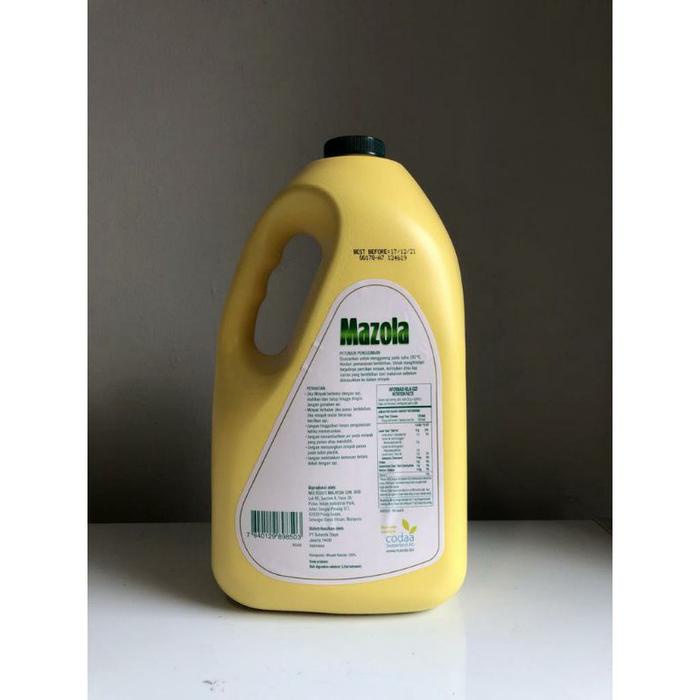 

Canola Oil Mazola 3.5L Minyak Kanola