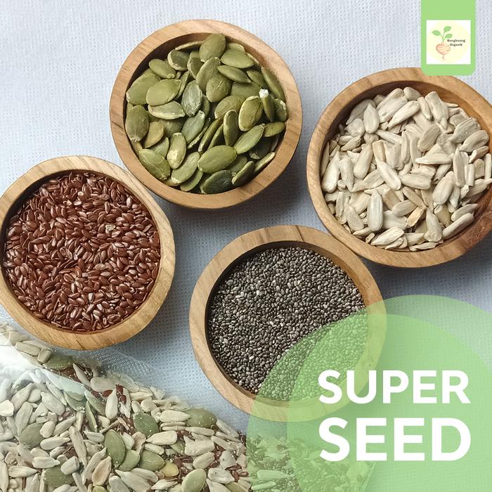 

[dch] - Super Seed 500gr - Pumpkin seed Sunflower seed Flaxseed Chia seed