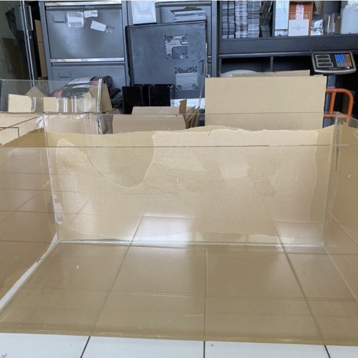 Cat Lover Shop Akrilik Aquarium Besar Tebal 8Mm 80 X 40X 45 Cm