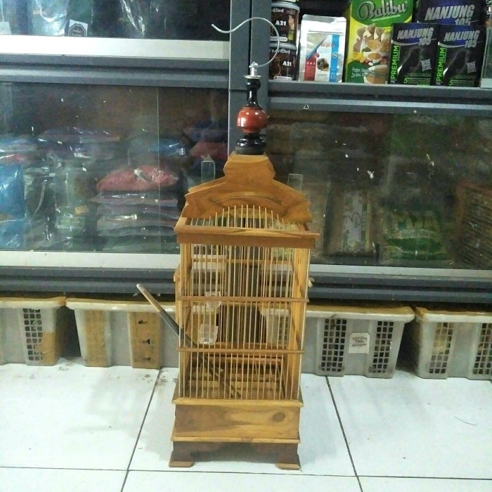 Cat Lover Shop Sangkar/Kandang Kotak Pernish Pleci Tiang Besi (/)