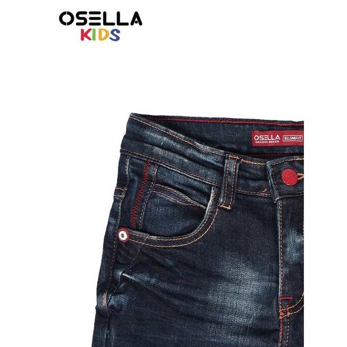 SALE TERBARU [NEW] OSELLA KIDS LUNAR SLIMFIT JEANS 228O3003A CELANA JEANS ANAK LAKI-LAKI READYY