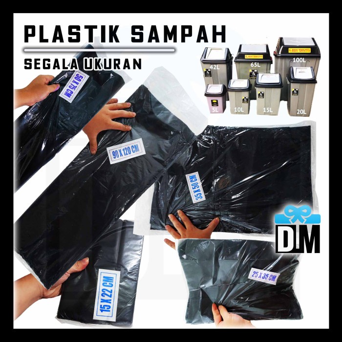 Terbaru- Plastik Kresek Packing Pack Kantong Tempat Sampah Kotoran Kecil Besar