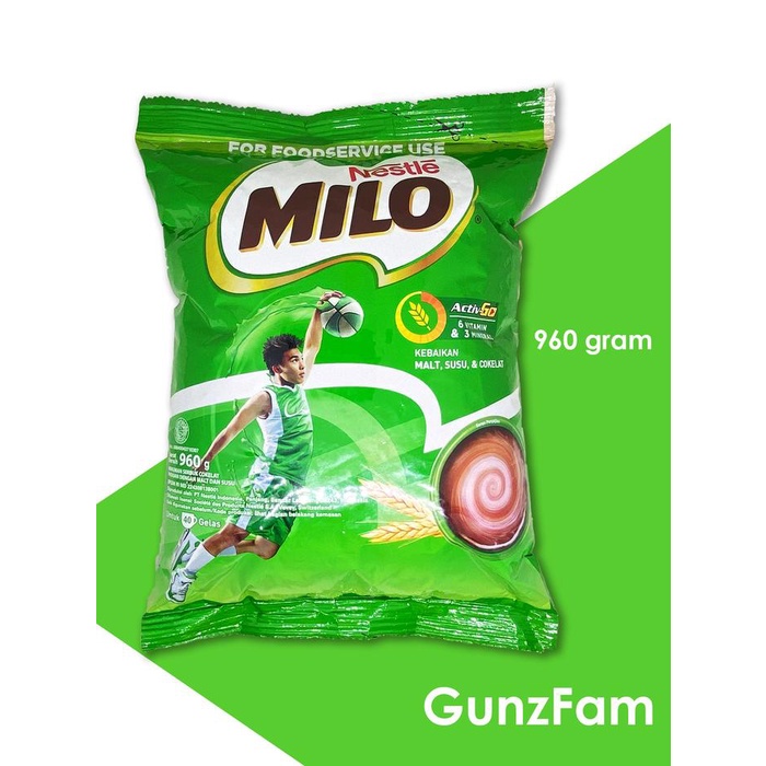 

MILO ACTIV GO 960G BUBUK MINUMAN RASA COKELAT MALT BY NESTLE PROFESSIONAL BEST SELLER