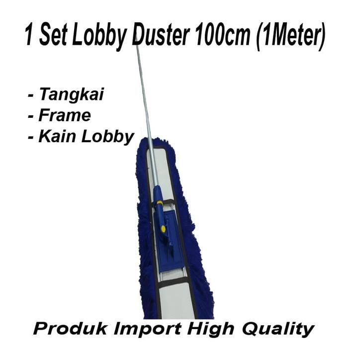 Terbaru- Set Lobby Duster 100cm Import/Sapu Lobby