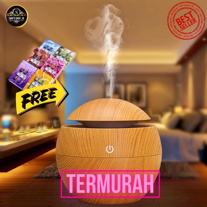 Lengkap- Pengharum Ruangan Elektrik Aromatherapy Air Humidifier