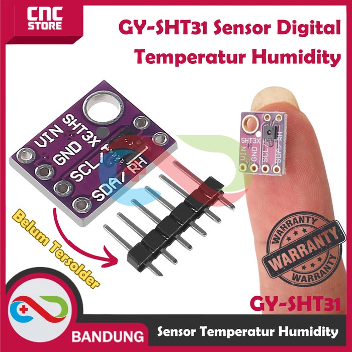 Lengkap- GY-SHT30-D GY-SHT31 SHT35 SHT40 SHT41 SHT45 Digital TEMPERATURE HUMIDITY SENSOR SUHU