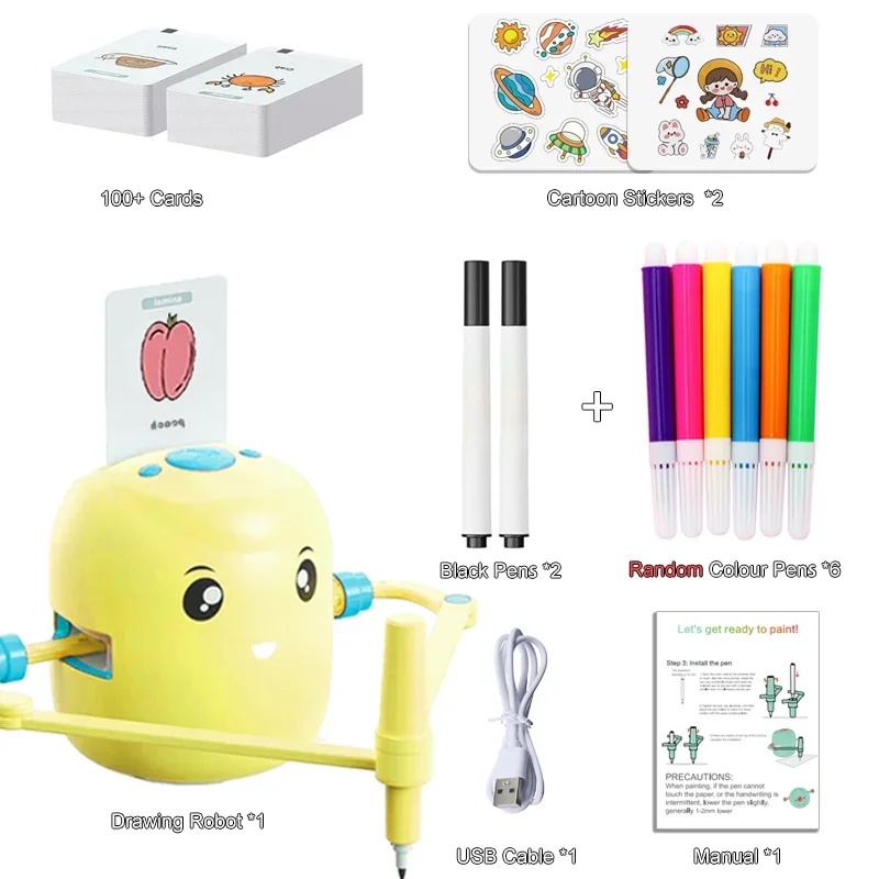 Smart Drawing Robot Intelligent Painting Robot Kids Drawing Toys For Children Birthday Gifts For