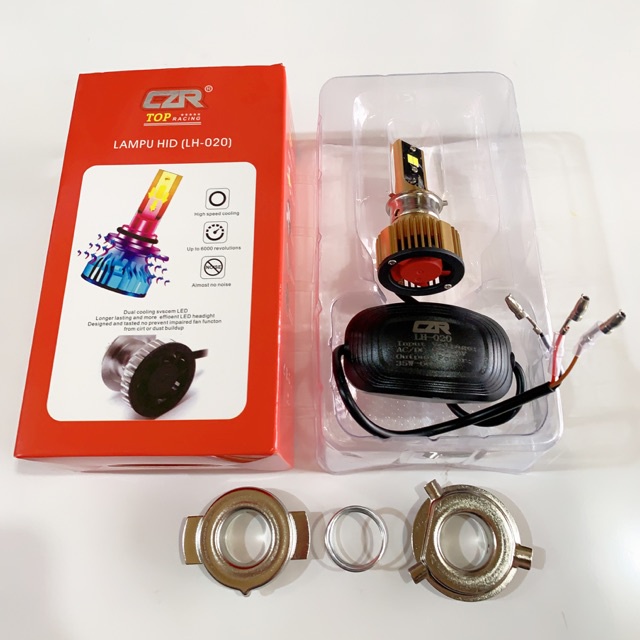 BOHLAM LAMPU DEPAN HID LED MOTOR MIO/VARIO/BEAT/VIXION/NINJA/CB150R/SATRIA FU/JUPITER MX/XEON/XABRE