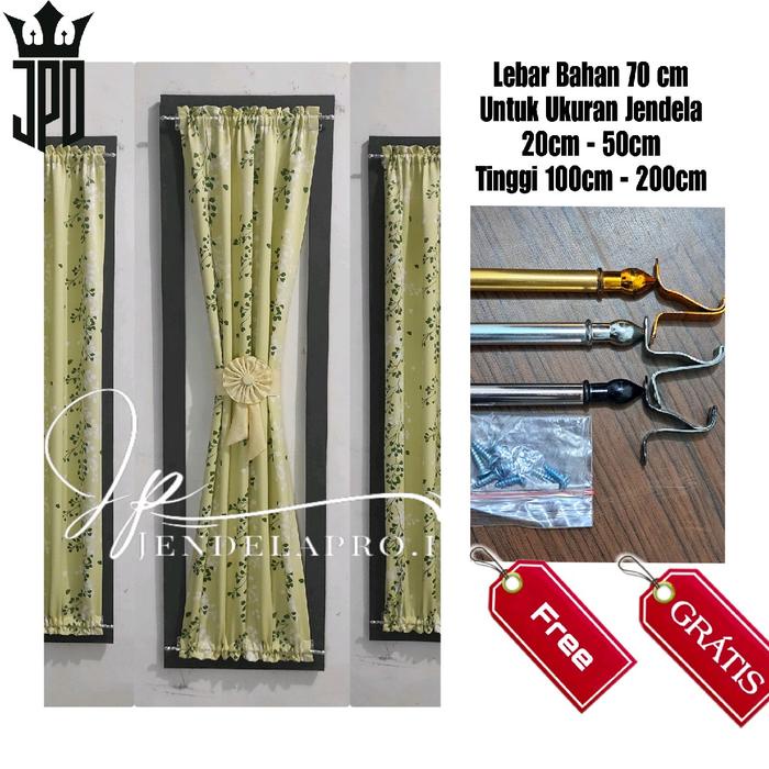 murah- PAKET FULLSET BESI ORI JendelaPro Gorden Spiral Minimalis Ikat Pita Kupu Motif Bunga