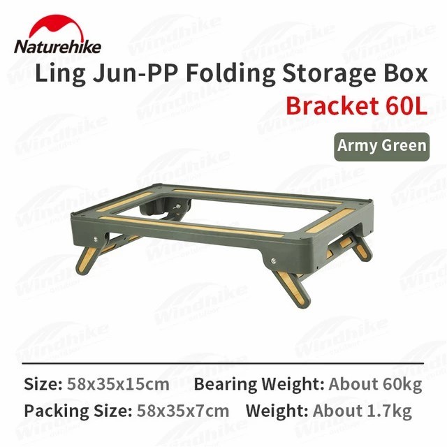 (Expert) STORAGE BOX NATUREHIKE NH22SNX01 / KOTAK PENYIMPANAN LIPAT CAMPING