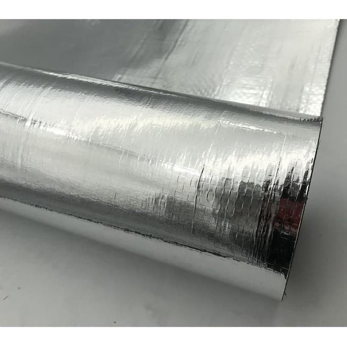 MacamKita- Metalizing Foil Aluminium Foil Woven Double Peredam Panas Atap