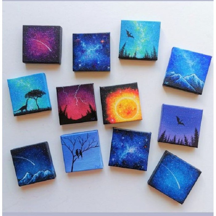 

KANVAS LUKIS (10 X 10 / 15 x 15 / 20 x 20 CM) / CANVAS LUKIS FRAME
