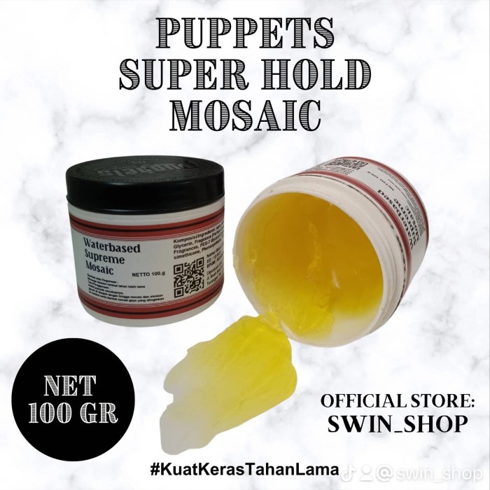 Pomade Waterbased Puppets Supreme Hold