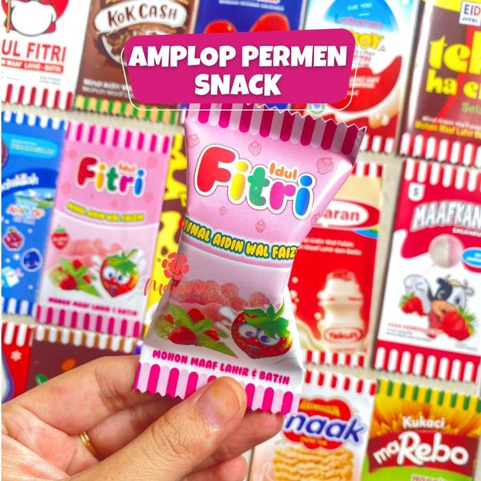 

Amplop Permen Seri Snack isi 10 pcs Amplop lebaran permen amplop lebaran unik