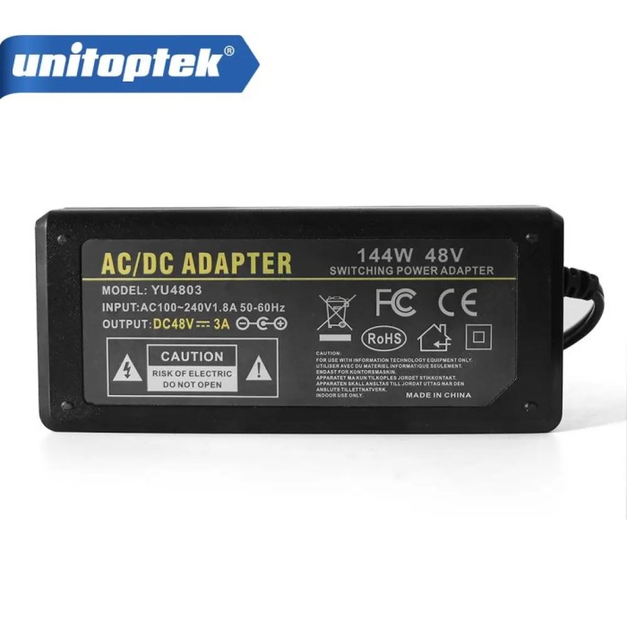 DC 48V 3A 144W TO AC 100V-240V Converter Adapter Switching Power