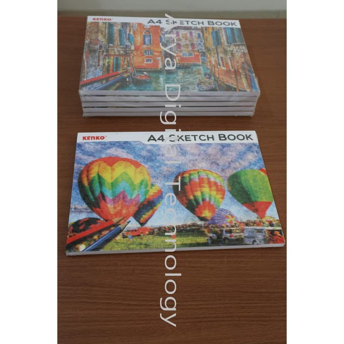 

IK! Sketch Book A4 Buku Sketsa Gambar Desain 50 Lembar Kenko Murah Bagus