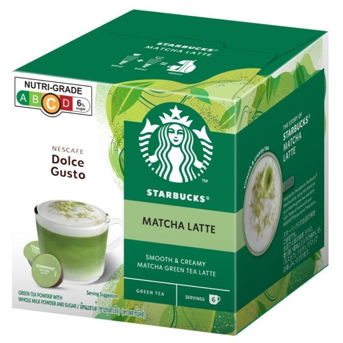 

Nescafe Dolce Gusto NDG Starbucks Matcha Latte Green Tea Capsule