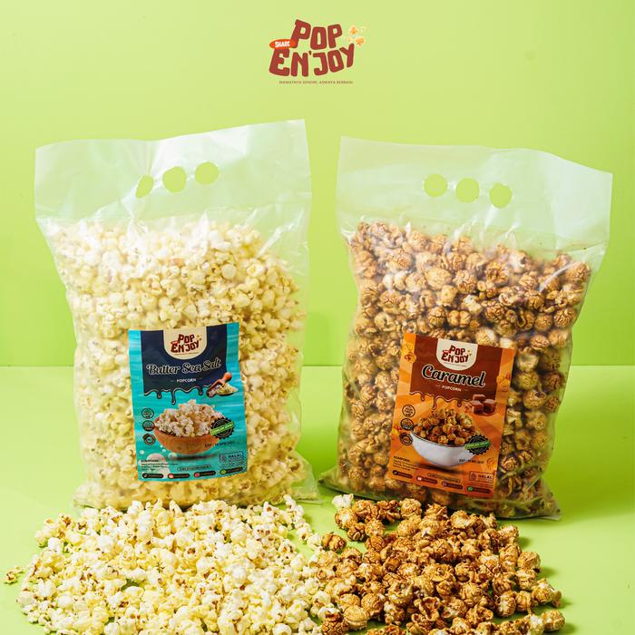 

Promo Terbatas [Puas] All Varian Popcorn - Popenjoy / Makanan Manis Asin Crispy Camilan Popkron