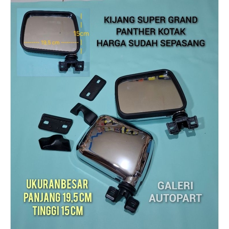 Mobil Panther Kijang Super Grand Jantan Rover SPION FULL CHROME MODEL BESAR
