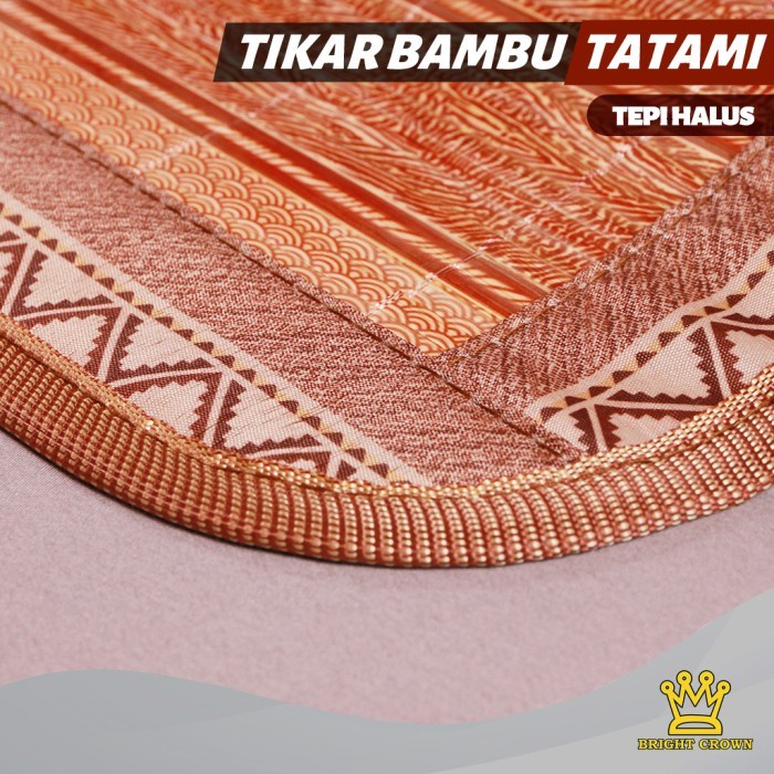 Tikar Bambu TATAMI / TIkar Lipat Bambu Tatami Ukuran 180 x 200cm