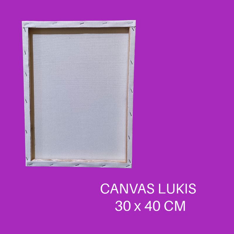 

IK! KANVAS LUKIS 30x40 CM ( PAKET ISI 5 PCS )/CANVAS LUKIS HALUS/kanvas marsoto tebal