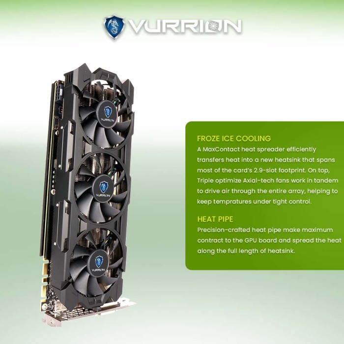 VGA AGS VURRION NVIDIA HYPERCLAW GTX 1070 8GB GDDR5 256 BIT REAL GRATIS ONGKIR