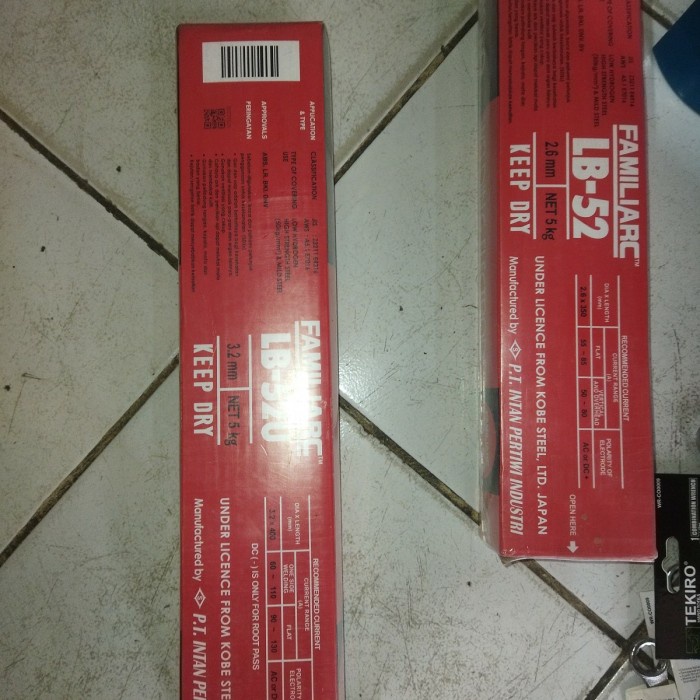 kawat las LB 52U 2.6 LB 52U 3.2 LB 52U 4.0