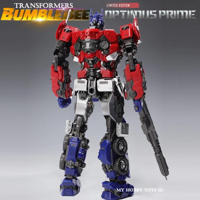 SALE ACTION FIGURE TRANSFORMERS BUMBLEBEE MOVIE OPTIMUS PRIME TRUMPETER NOT YOLOPARK ROBOT MODEL KIT