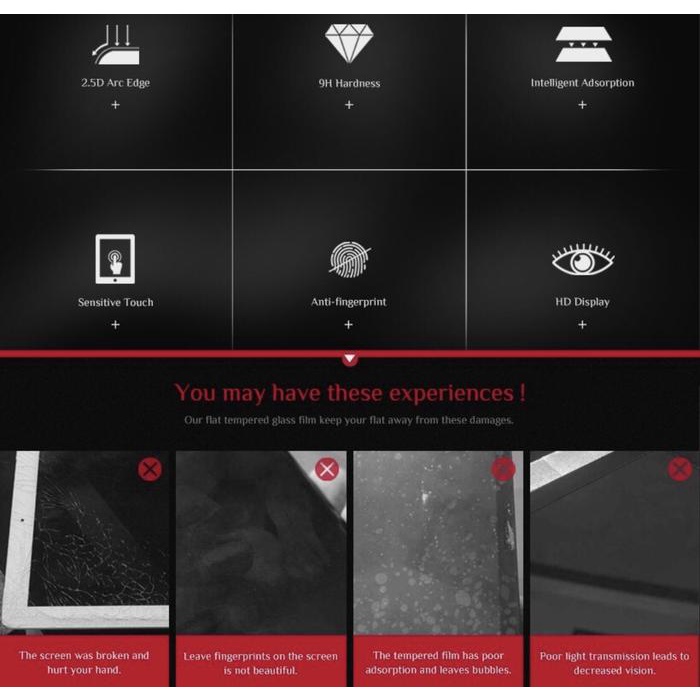 JTTOP" SAMSUNG GALAXY TAB S5E - TEMPERED GLASS TAB S5E