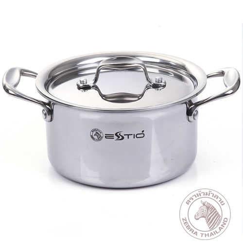 YukBuruanPromobanyak- Zebra Sauce Pot 20 Cm Estio 5 Ply (160412) / Panci Stainless