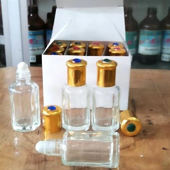 siapkirim- BOTOL TOLA PARFUM 6ML BOTOL KACA KUALITAS TERBAIK Glass