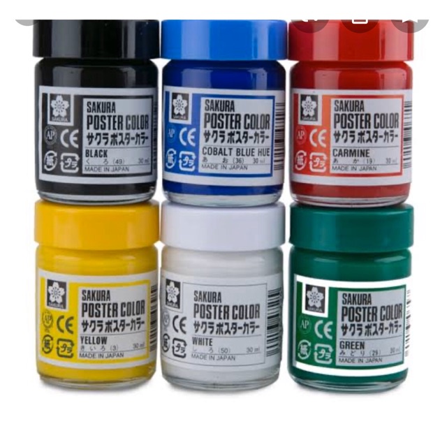 

IK! Poster colour sakura cat poster sakura 30 ml warna dasar satuan