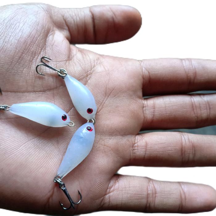 New umpan lure 5cm 3,5cm 2,5cm / lure swimmer casting cocok untuk air keruh dan jernih minow hampala