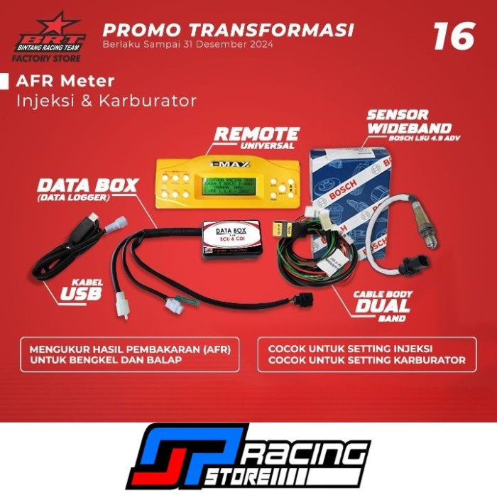 BRT Promo 16 AFR Meter Injeksi Dan Karbu - AFR Meter