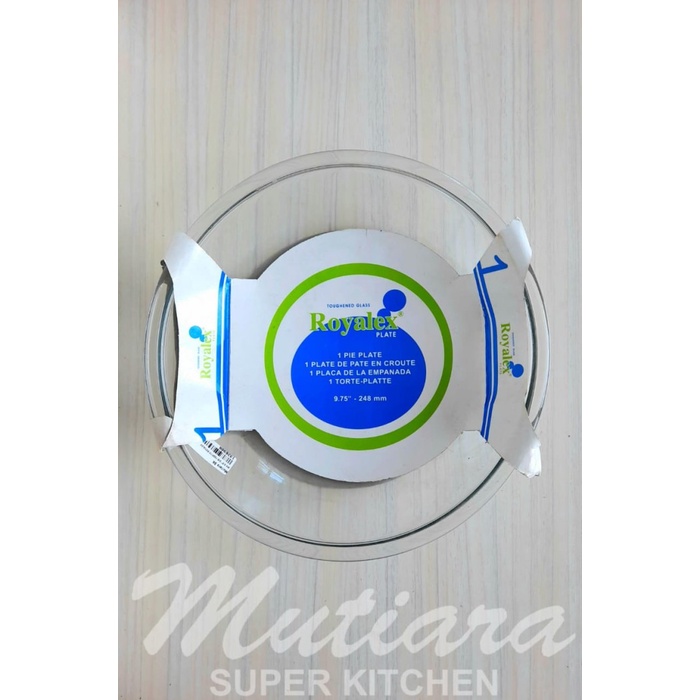 silahkan- Piring Mangkok Kaca Polos Royalex