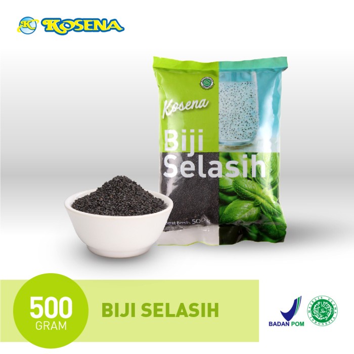 

Kosena Biji Selasih Kering 500gram
