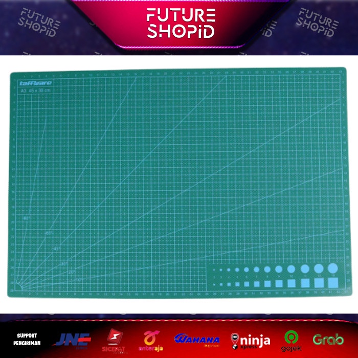 

New Cutting Mat A3 Double Side / Alas Potong 2 Sisi Ukuran 45 x 30 cm