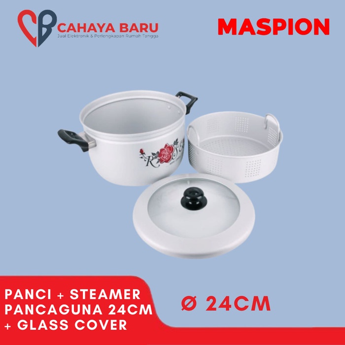 silahkan- STEAMER / KUKUSAN / PANCI PANCAGUNA - MASPION PANCI PANCAGUNA 24 CM