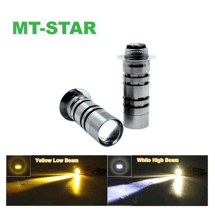 KODE D MT STAR Lampu Led Depan Motor H6 Laser D2 Putih Kuning AC & DC MT Star Motor Motorcycle