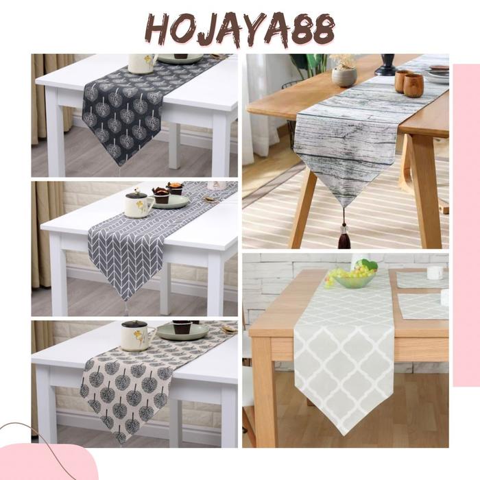 Taplak Meja Makan Modern / Taplak Meja Linen Modern