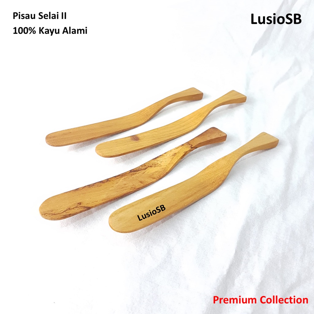 ID LUSIOSB PISAU SELAI OLES / SENDOK OLES SELAI / PISAU MENTEGA KAYU JATI