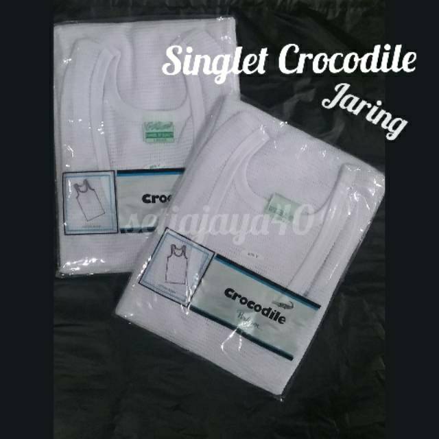 LU .n 800 SINGLET CROCODILE JALA , KAOS DALAM CROCODILE JALA 800V/ ASLI