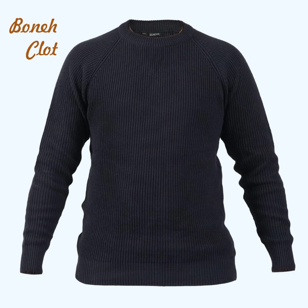 Sweater Rajut Pria Tebal Crewneck Knitwear Switer Rajut Oblong Original Cruneck Premium Rajut Korean
