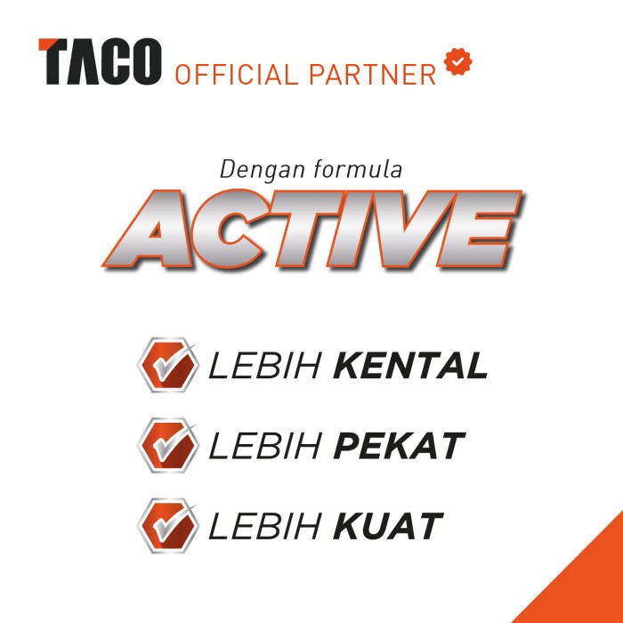 TACO LEM KUNING ACTIVE / LEM KUNING SERBAGUNA / LEM KUNING TACO