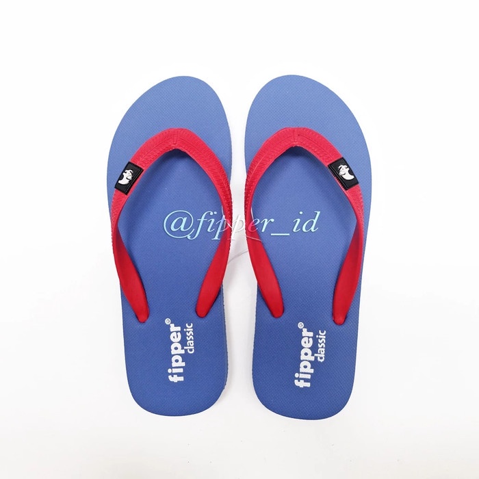 [FIPPER CLASSIC] - BLUE WEDGE/RED - SANDAL JEPIT PRIA & WANITA ORIGINAL