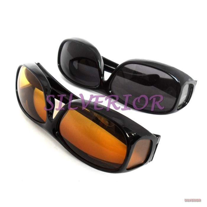 SEPASANG KACAMATA ANTI SILAU SIANG MALAM